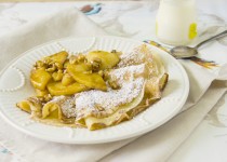 Caramelized Apple and Cognac Crepes